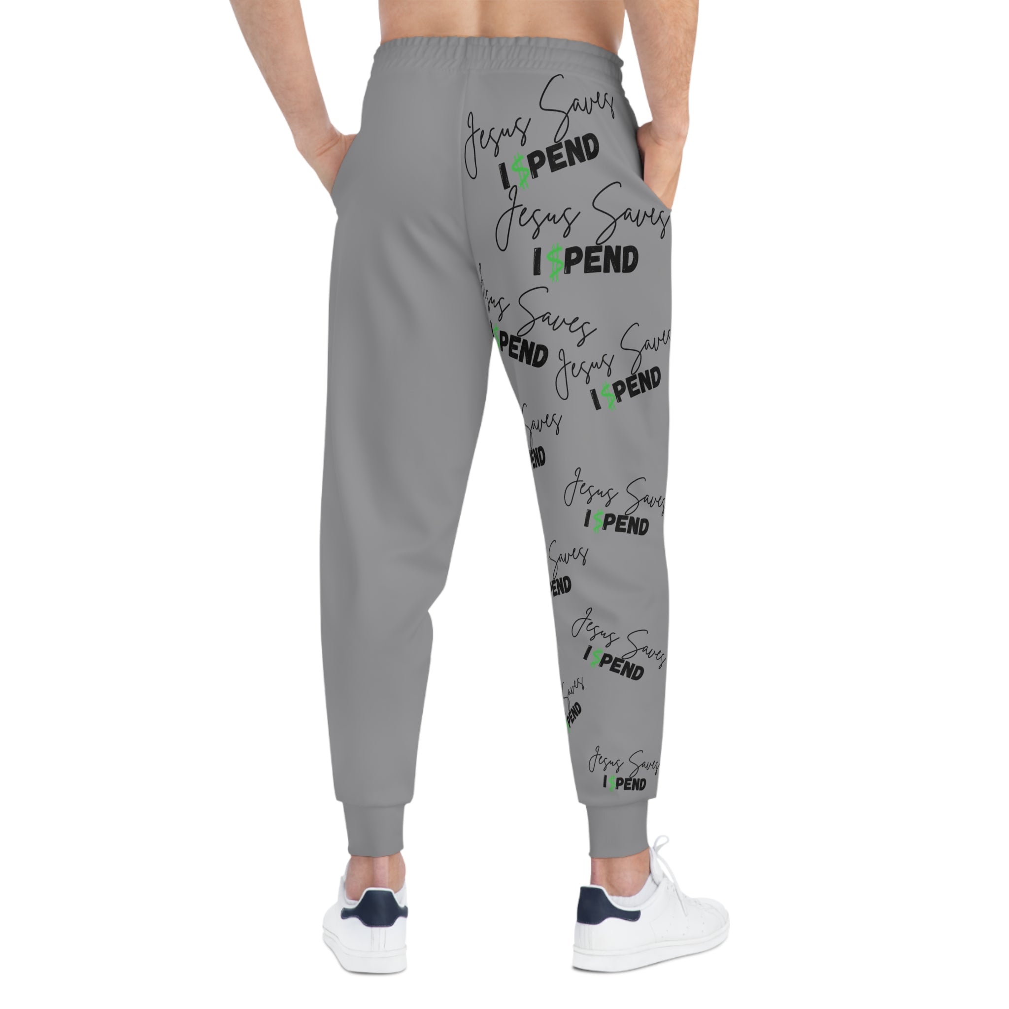 Adult Unisex Sweatpants - Jesus Saves, I Spend
