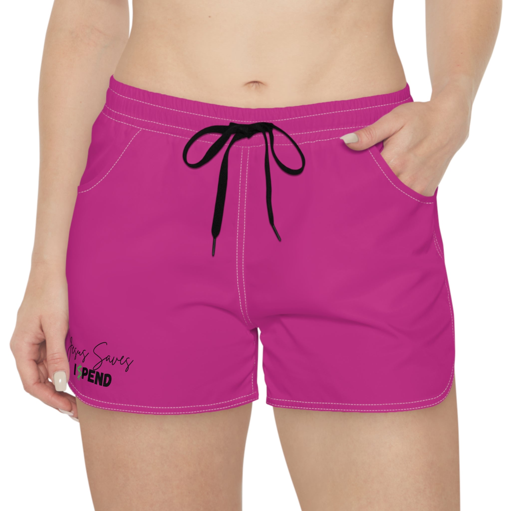 Women's Shorts - Jesus Saves, I Spend